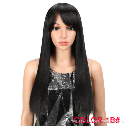 MAGIC Premium Synthetic Wigs 22 Inch High Temperature Ombre Color Wholesale  Long Straight Wigs For Black Women Synthetic Wigs